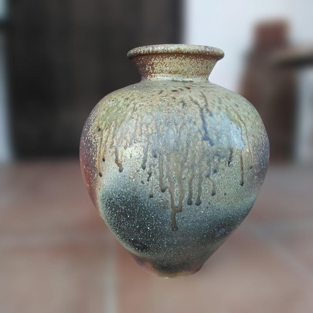 壺▪茶壺▪華道花入れ▪びーどろ▪高さ35cm