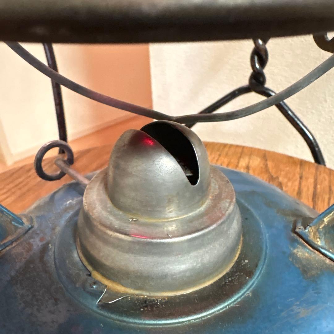 DIETZ オイルランタン　アンティーク　レッドグローブ　実働可能