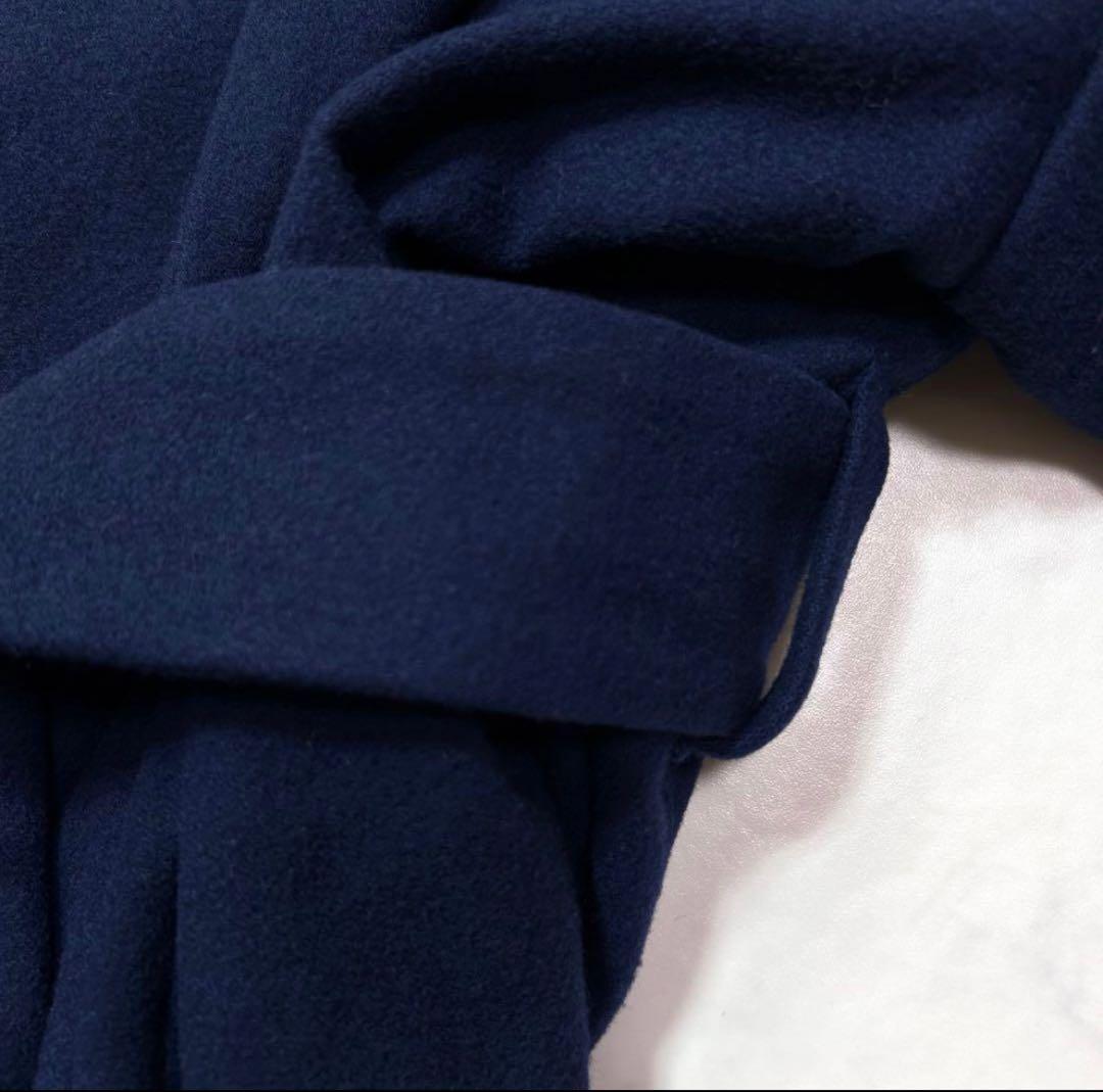 arts&scienceアーツアンドサイエンス ウール ボタンレス ラップコート