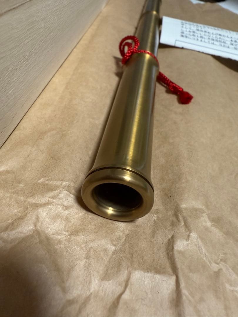 総真鍮製火吹き竹「Br-Blaster460」専用桐箱入