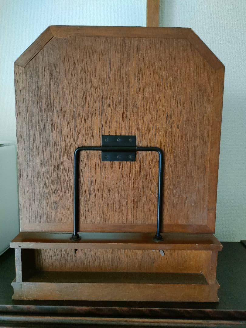 アンティーク　木製　ミニ鏡台