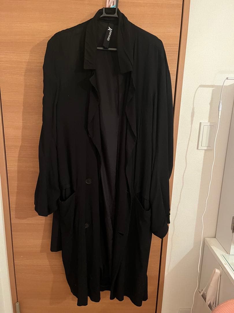 Ground Y 黒 ロングコート