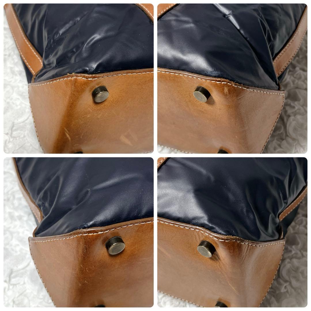 希少✨バチュークロス　ハンティングワールド　ネイビー トートバッグ A4 通勤