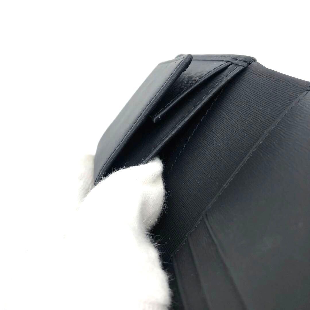 未使用☆ポーター カレント レザー　二つ折り財布 ブラック