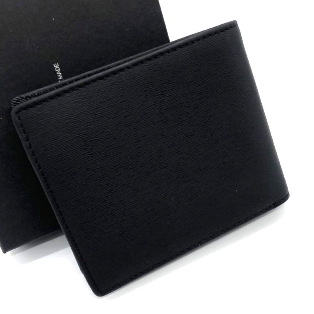 未使用☆ポーター カレント レザー　二つ折り財布 ブラック