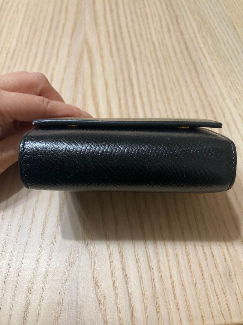 CELINE スモールトリフォールド 財布 ブラック