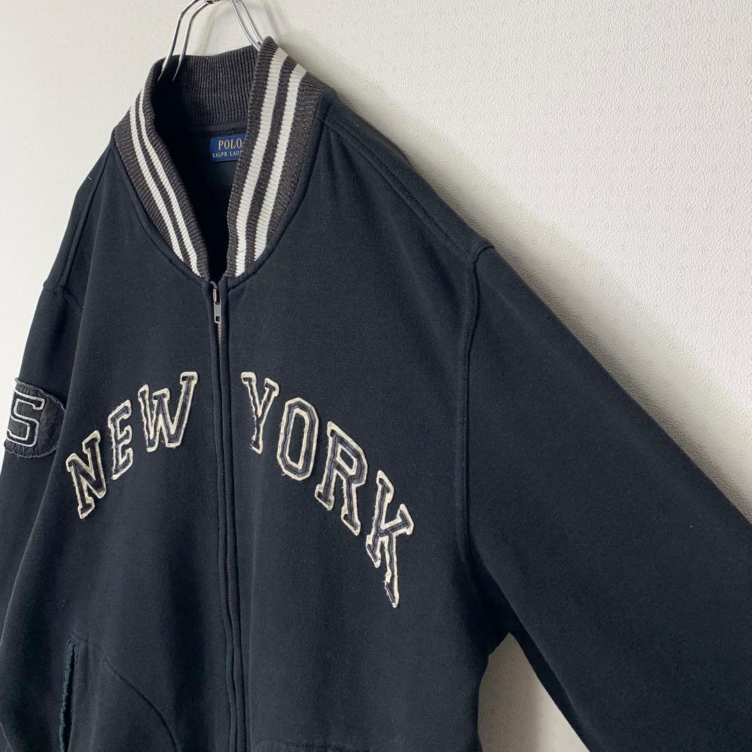 ポロラルフローレン ニューヨーク トラックジャケット XL ブラック ブルゾン