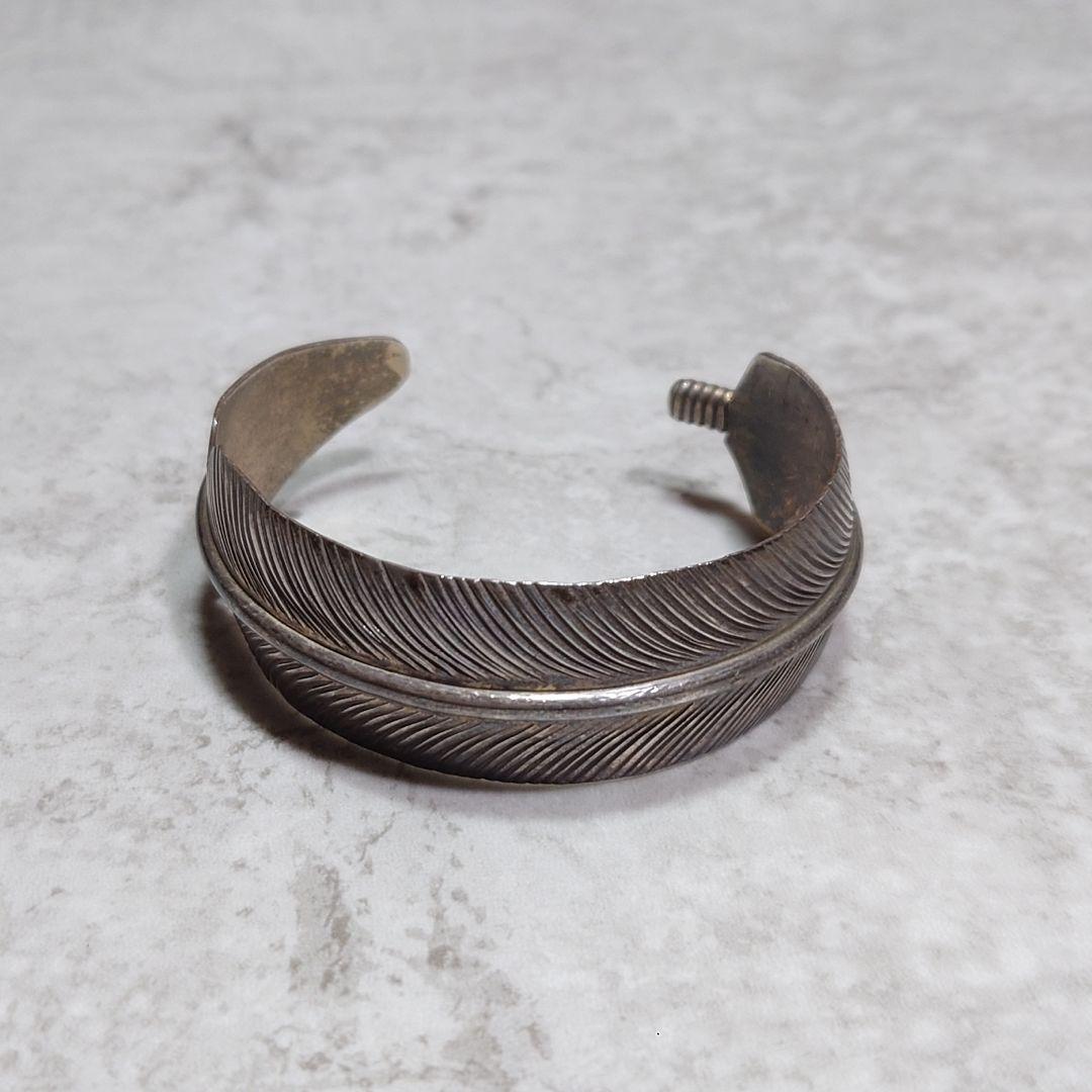 NAVAJO ナバホ フェザーバングル SILVER925