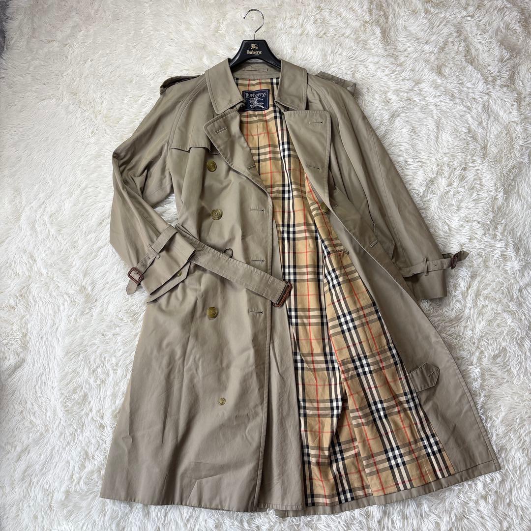 おにゃんこぽんBurberrys トレンチコート 裏地ノバチェック L