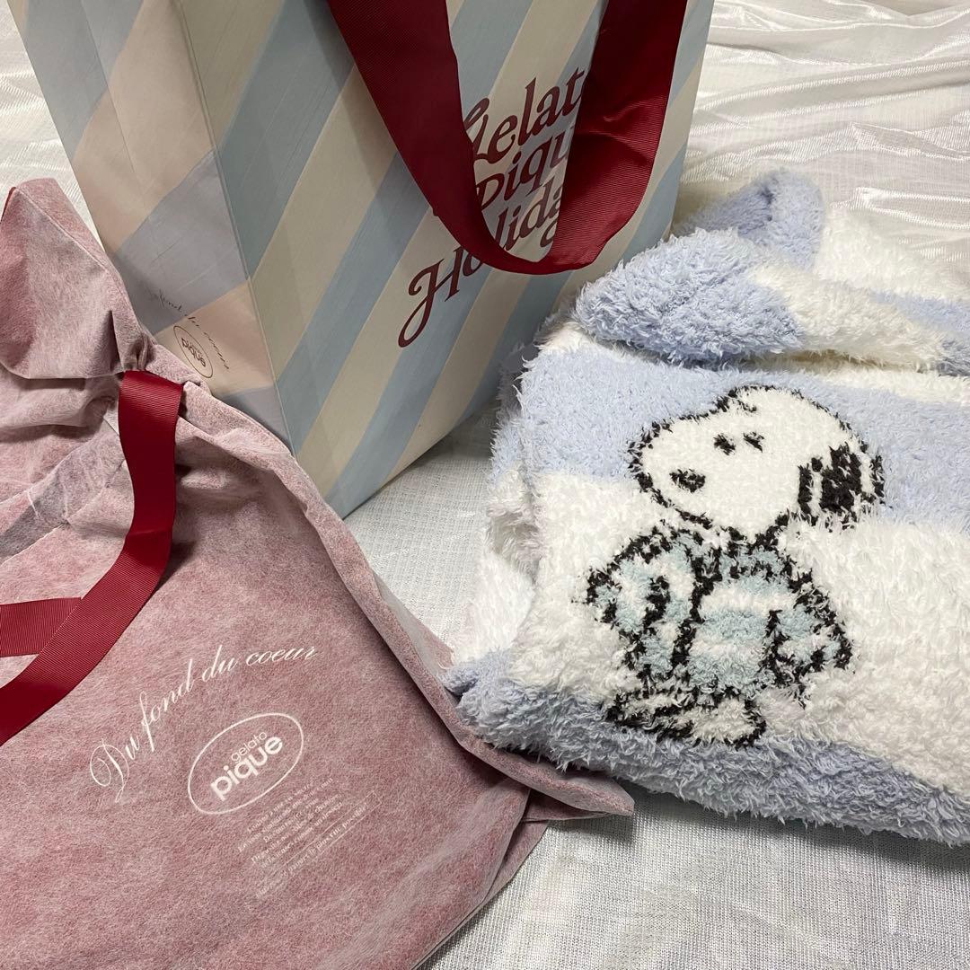 ジェラートピケ gelato piqué スヌーピー パーカー　S-Mサイズ新品