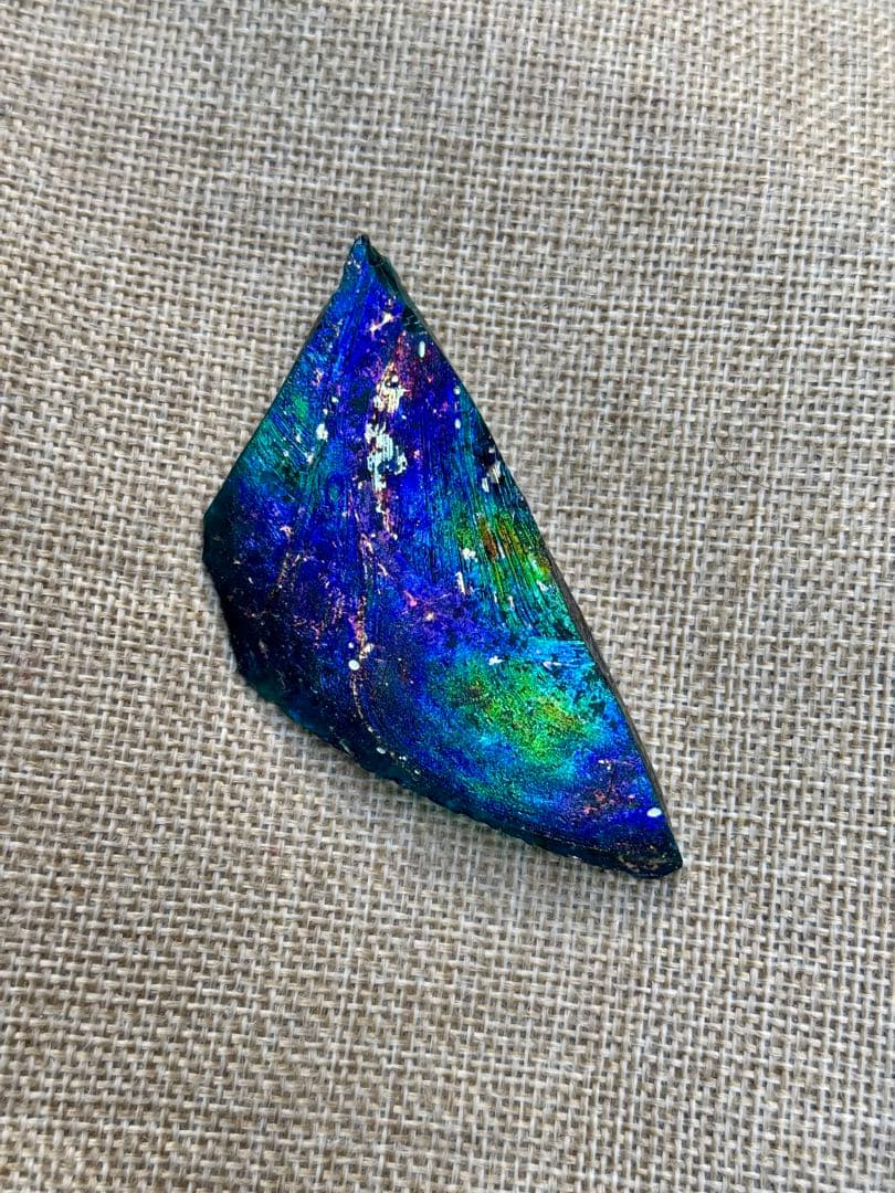 ✴︎極彩色銀化✴︎ローマングラス ボトル 破片 ローマ帝国 約1500年前