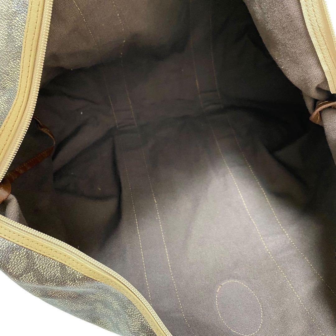 YVES SAINT LAURENT ジラフ柄 ボストンバッグ ポーチ