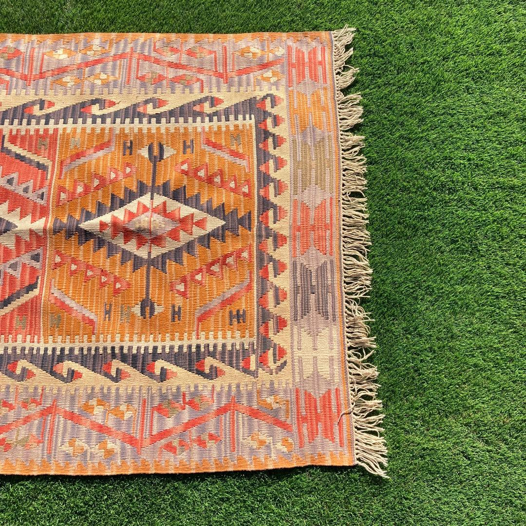 キリム　オールドキリム　トライバルラグ　 104×197cm