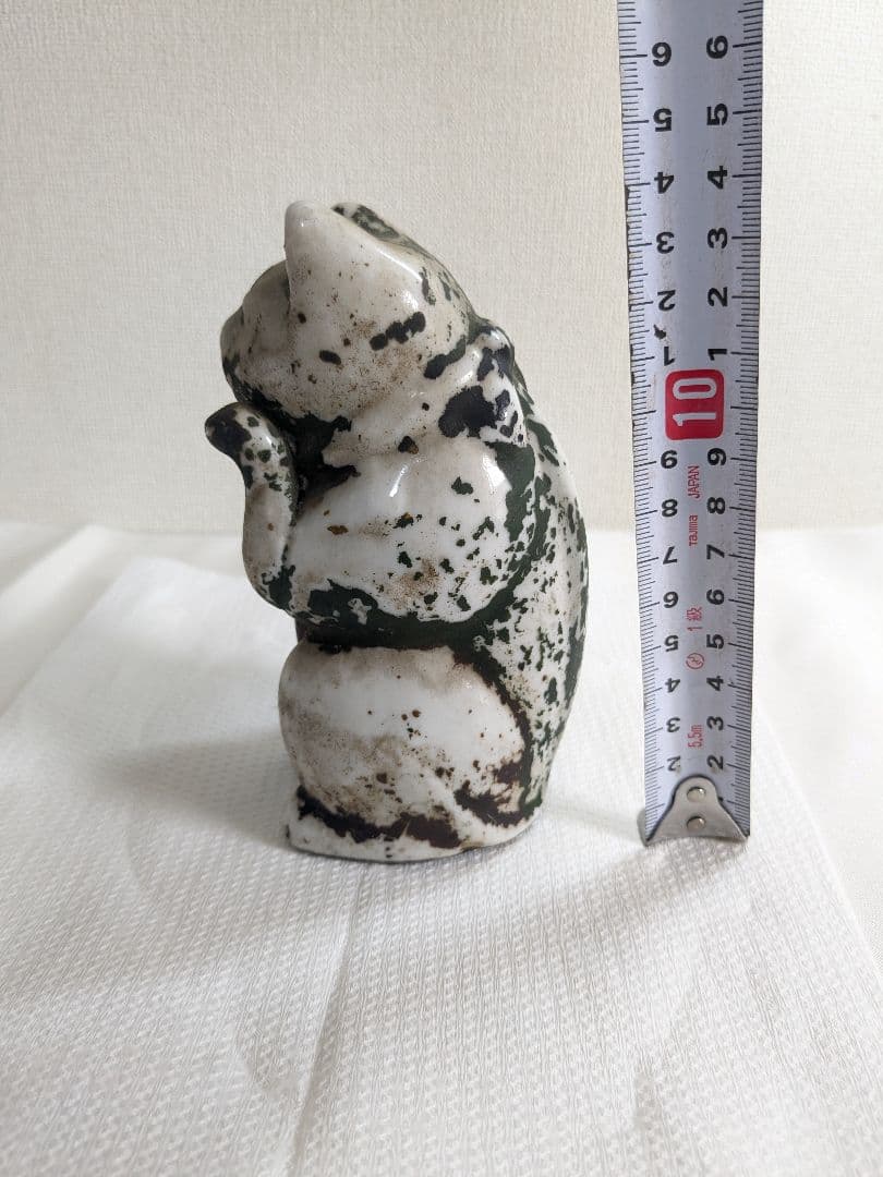 古いまねき猫 置物 アンティーク ヴィンテージ 古民家 骨董品