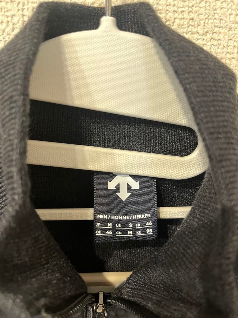 DESCENTE ゴルフジャケット M ブラック/グレー