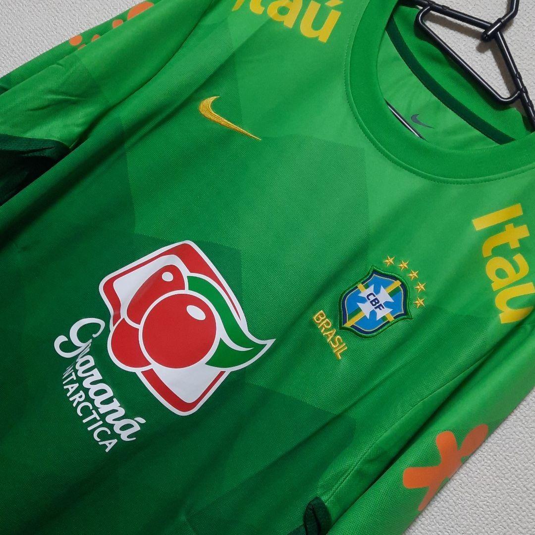 ブラジル代表 トレーニングシャツ フルスポンサーモデル。