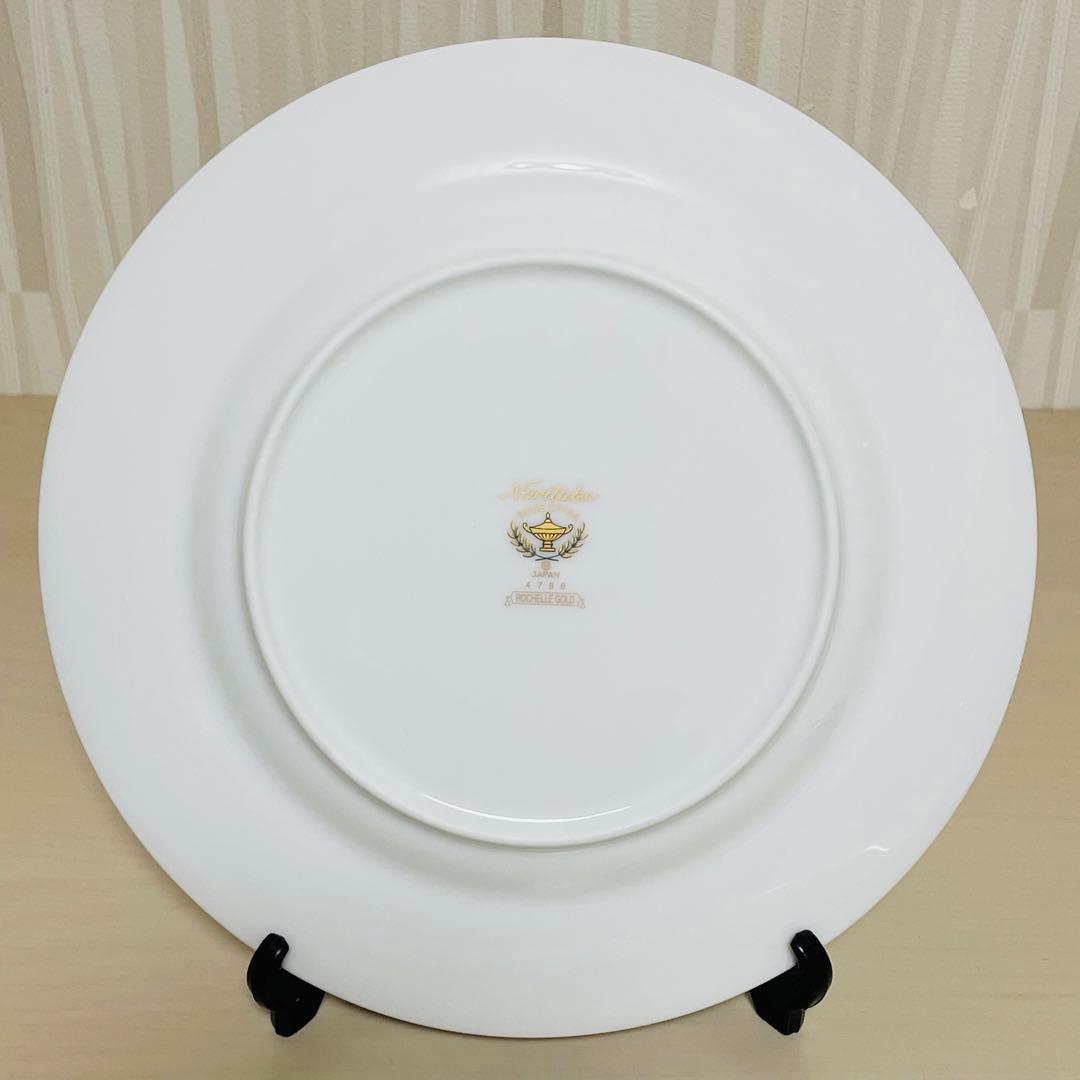 Noritake ノリタケ ロシェルゴールド 皿 プレート 約21cm 6枚