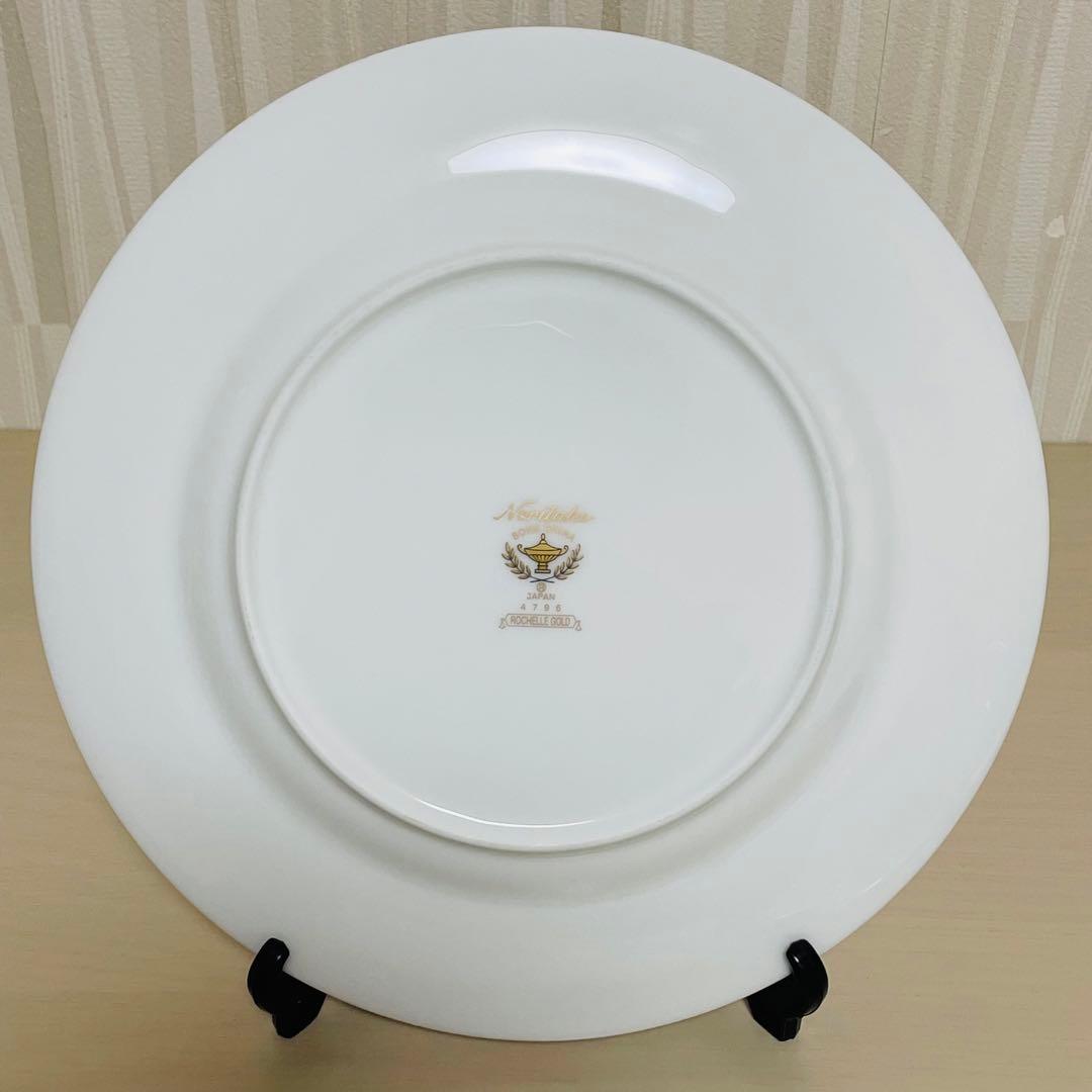 Noritake ノリタケ ロシェルゴールド 皿 プレート 約21cm 6枚