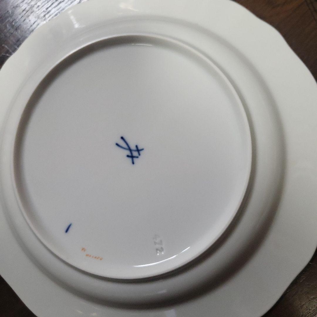 マイセン　イエローローズ、ピンクローズ　皿6枚セット