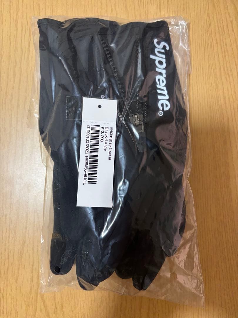 f*t様 Supreme WINDSTOPPER Zip Gloves Blac