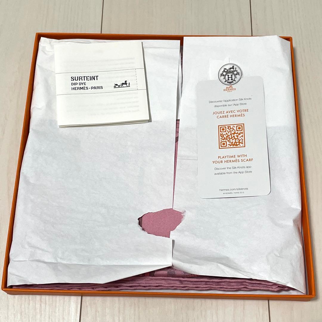 HERMES エルメス カレ90 マールワーリ馬のダンス　シルクスカーフ