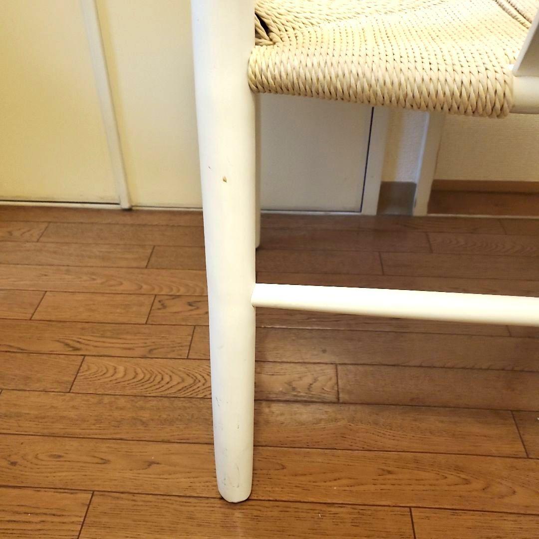 北欧デザイン Yチェア リプロダクト ホワイト ペーパーコード ダイニングチェア