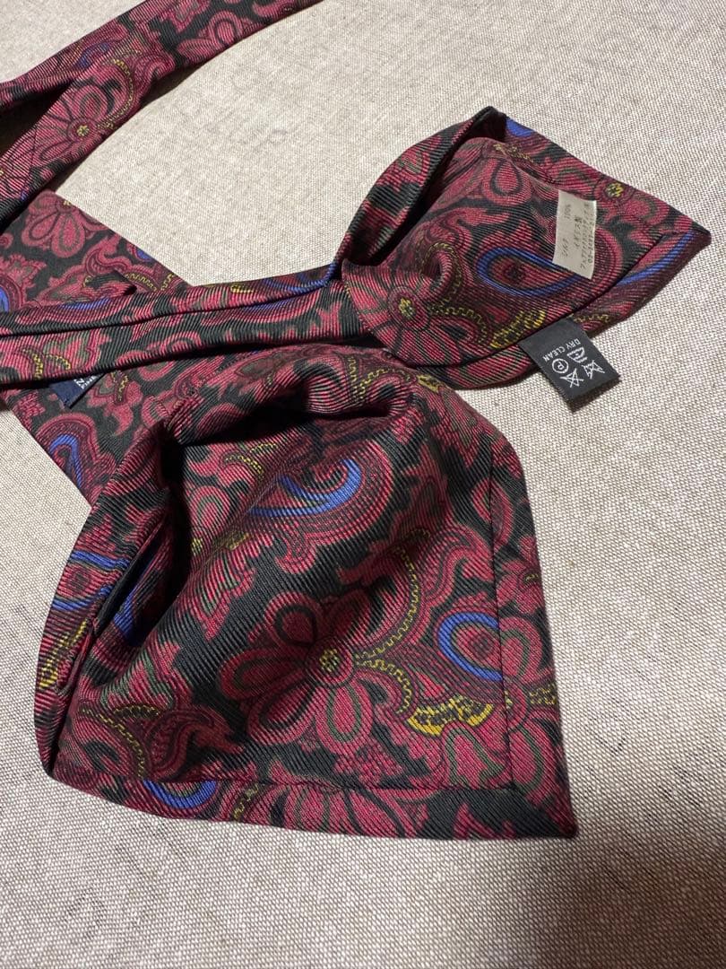 Drake's／BARNEYS NEWYORK別注／ペイズリー／イギリス製