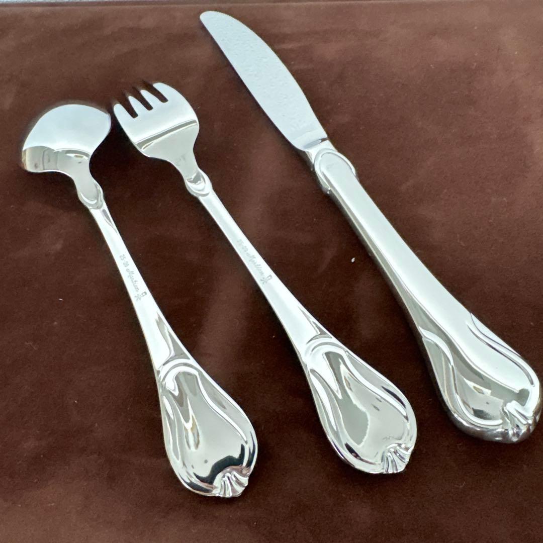 未使用　マーシャン　エクシブル　25-20 最高級ステンレス　カトラリー27本