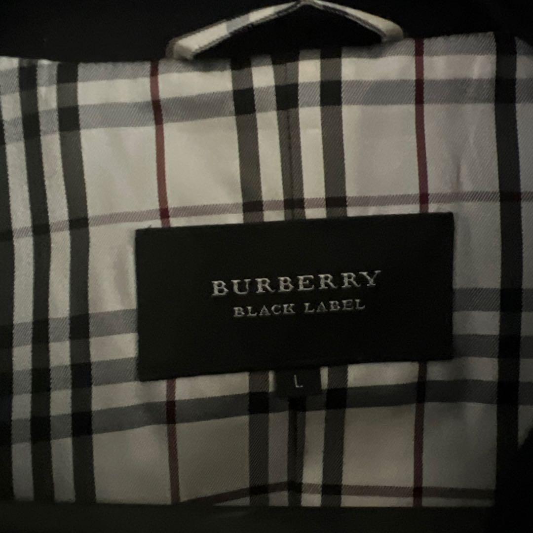 バーバリーBLACK LABEL トレンチコート　紺　古着　新品