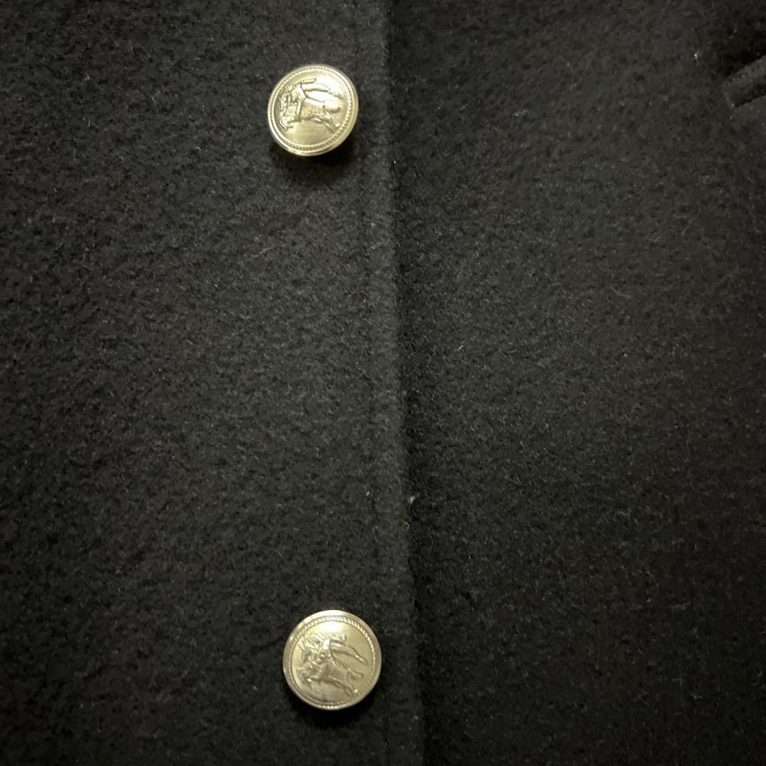 バーバリーBLACK LABEL トレンチコート　紺　古着　新品