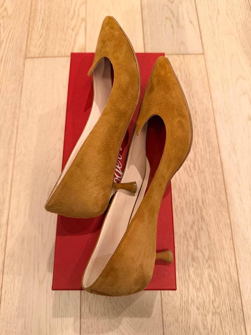 Roger Vivier ロジェヴィヴィエ ブラウン ハート ヒール 35.5