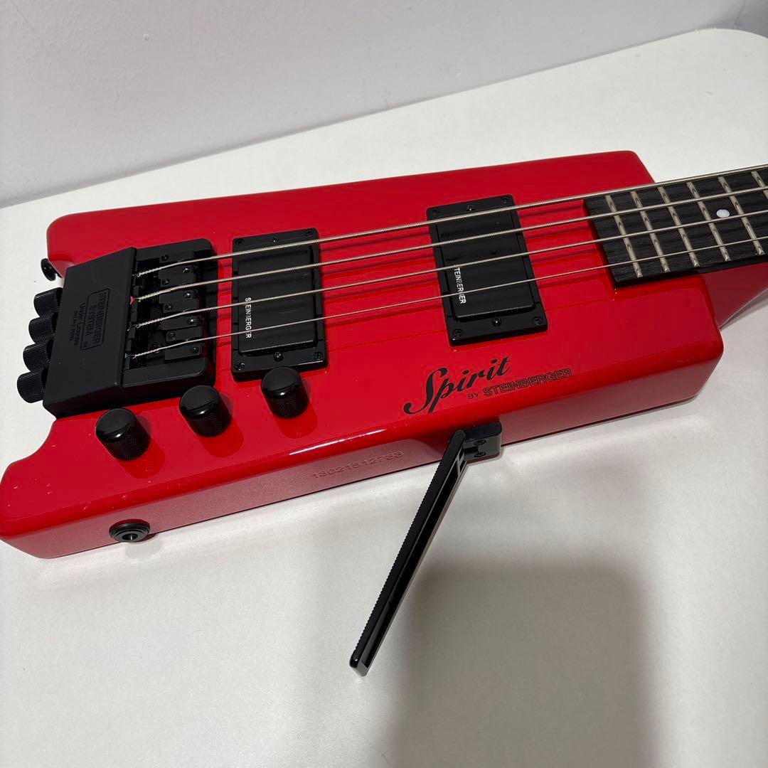 Steinberger Spirit 4弦エレキベース レッド