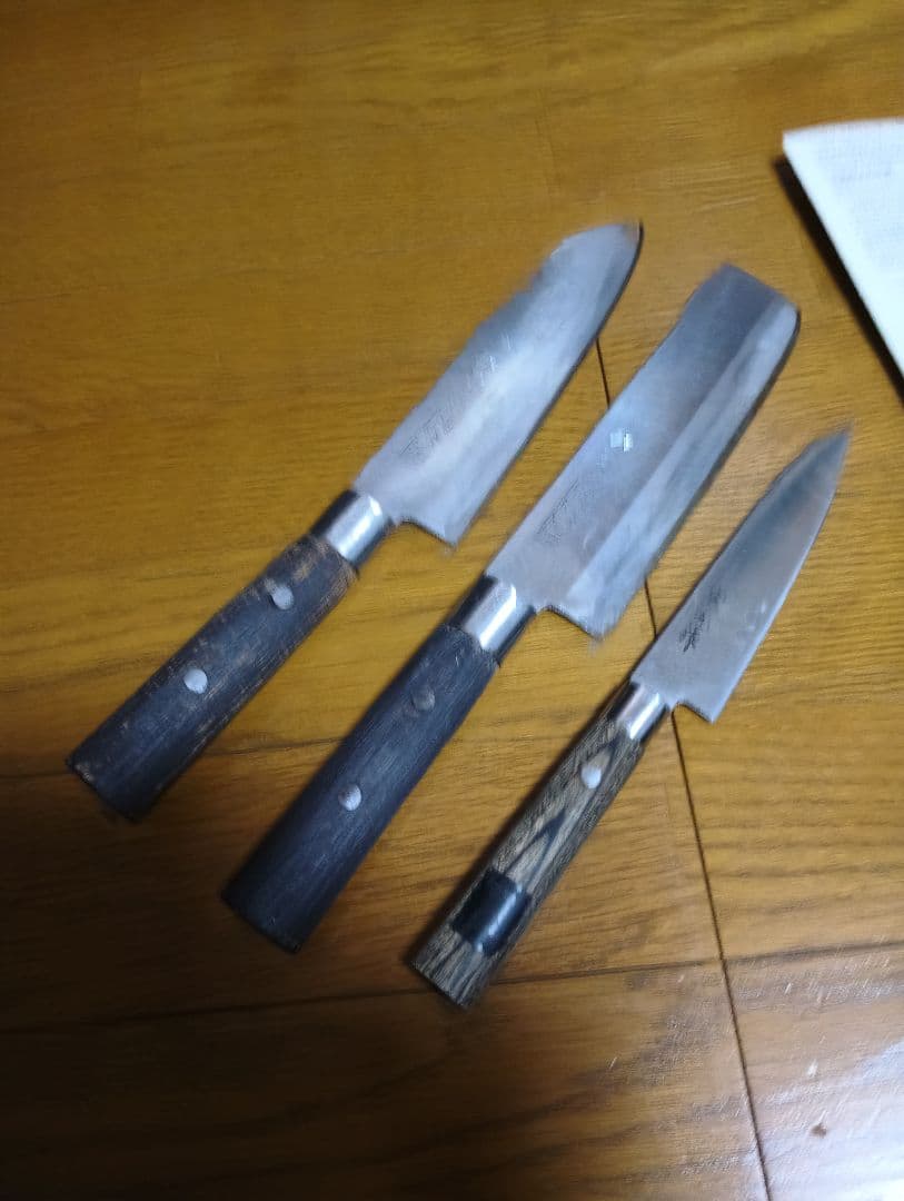 長尾包丁製作所　ビンテージ包丁セット　宏元作