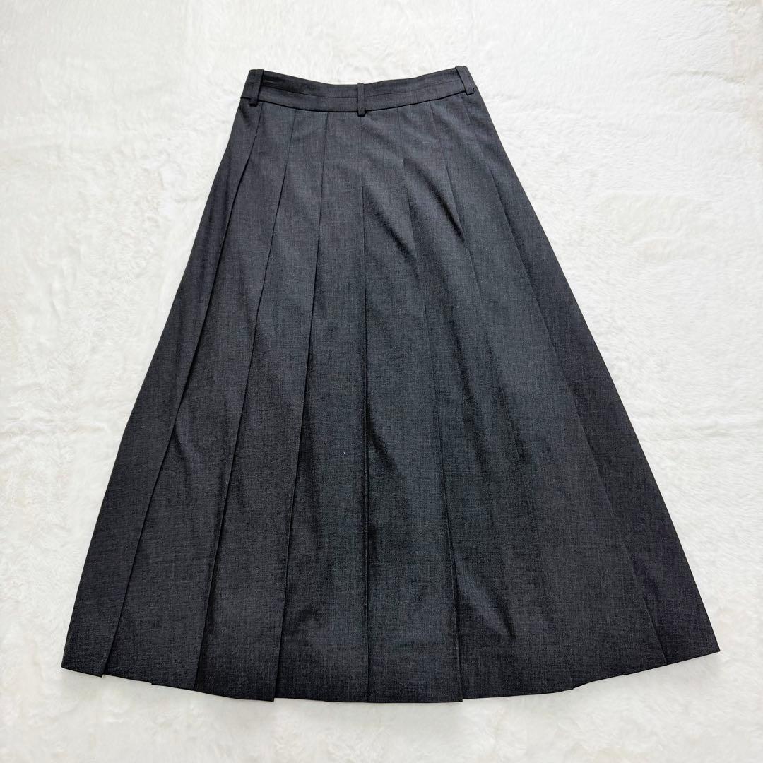 美品✨新作SOEJU ラッププリーツスカート　チャコール　Mサイズ　完売品