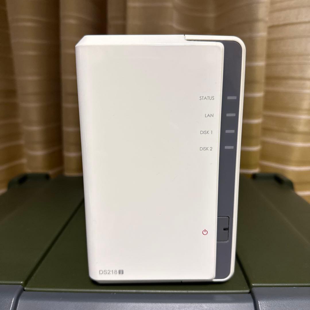 Synology NAS DS218j HDDなし 2ベイ