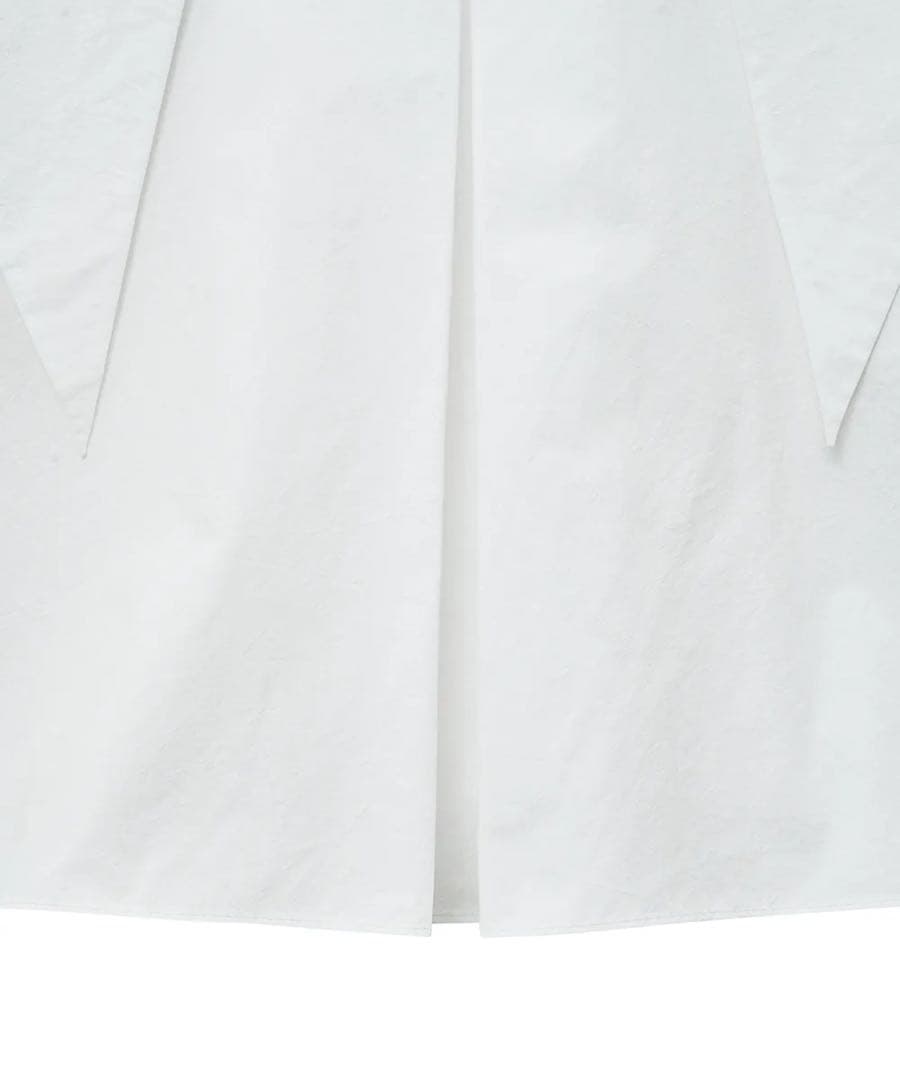 【入手困難】MINJUKIM SQUARE NECK PINTUCK SHIRT