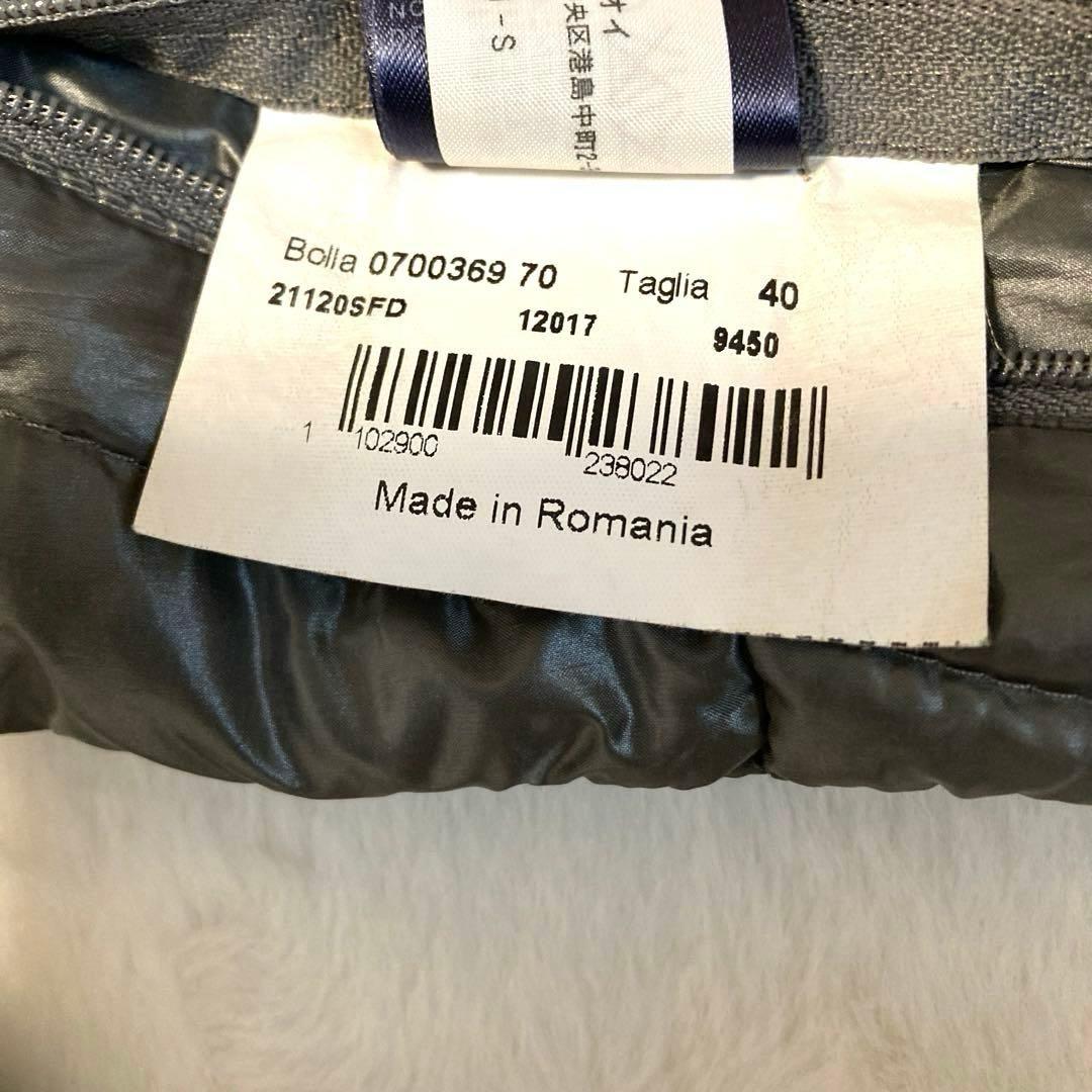 【美品】HERNO ヘルノ ライトダウンジャケット S 40細身グレー