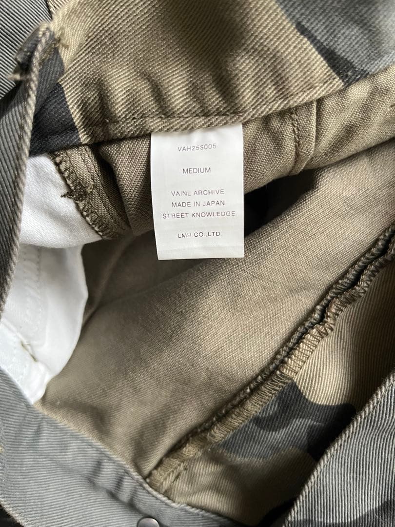VAINAL ARCHIVE迷彩柄パンツ Mサイズ