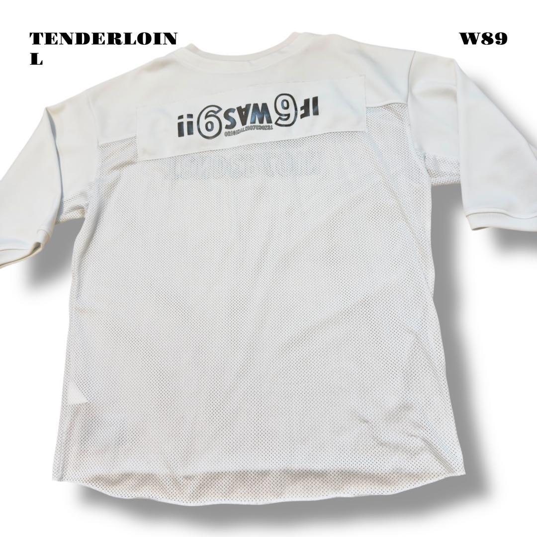 未使用品！ TENDERLOIN 長袖Tシャツ ロンT NFL ホワイト 白 L