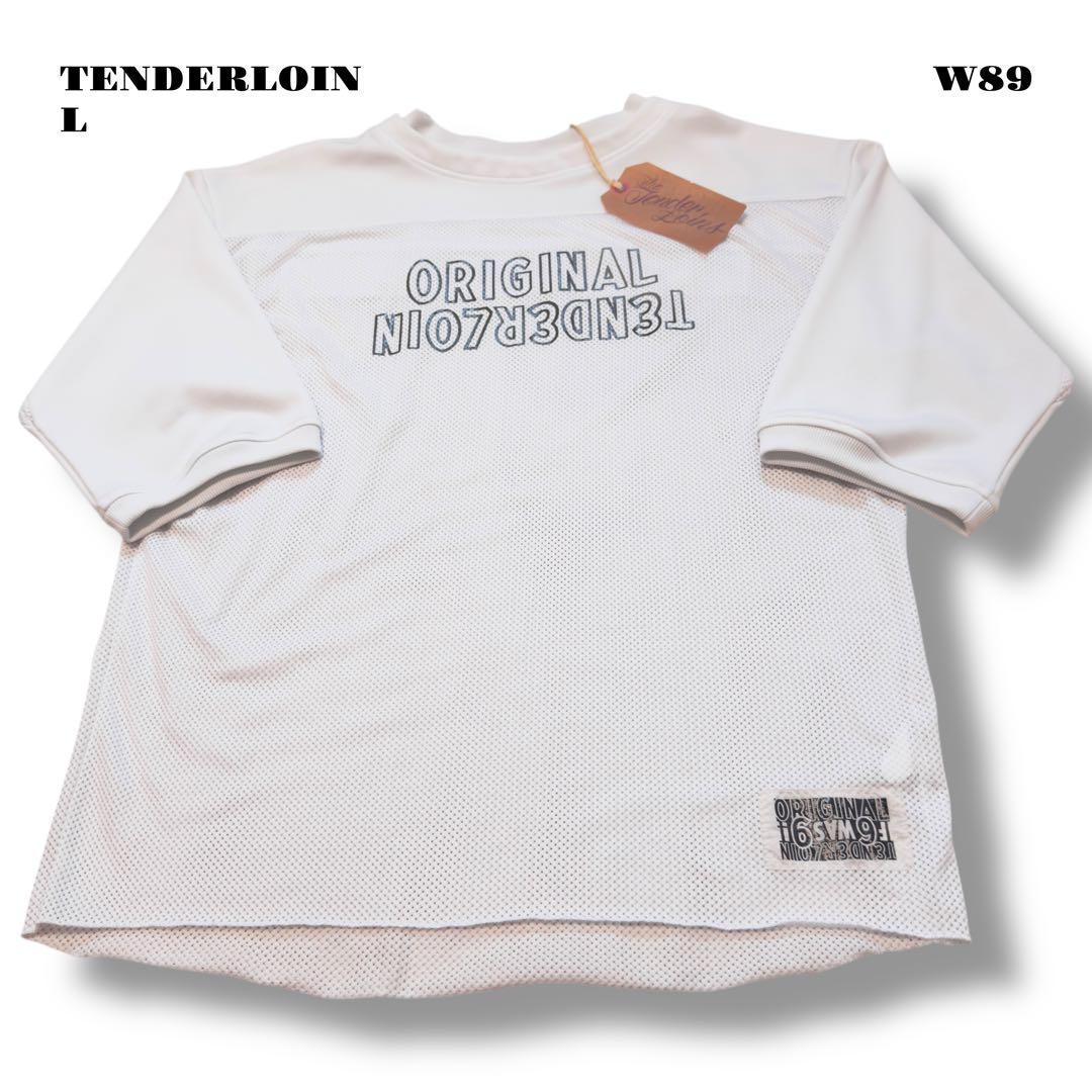 未使用品！ TENDERLOIN 長袖Tシャツ ロンT NFL ホワイト 白 L