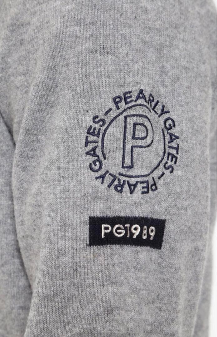 未使用 カシミヤ クルーネックニットセーター カシミヤ100% 6 XL グレー