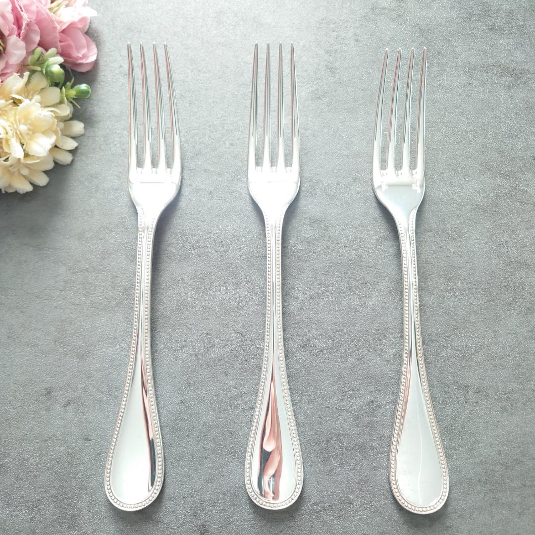 クリストフル パール テーブルフォーク 3点