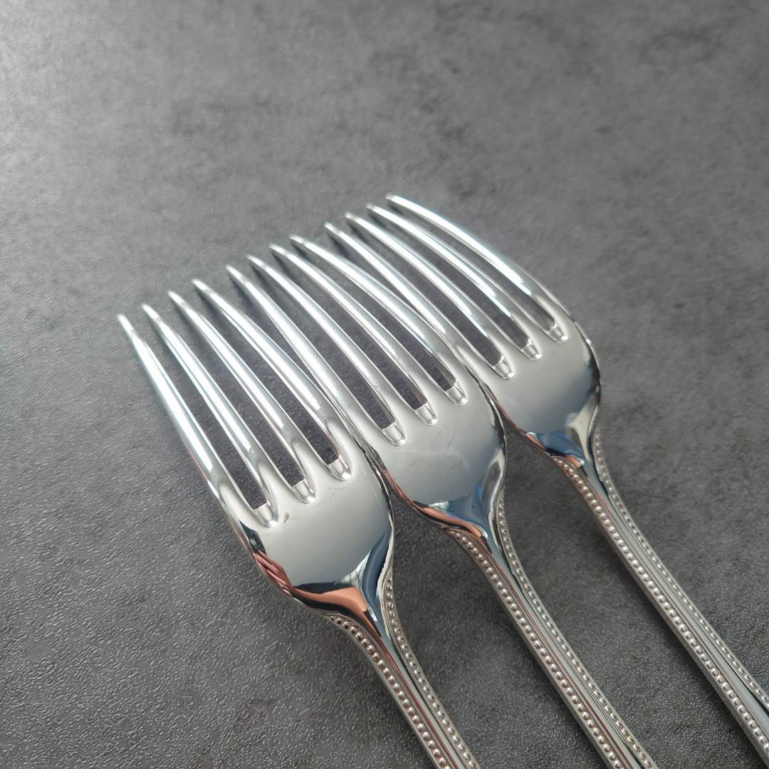 クリストフル パール テーブルフォーク 3点