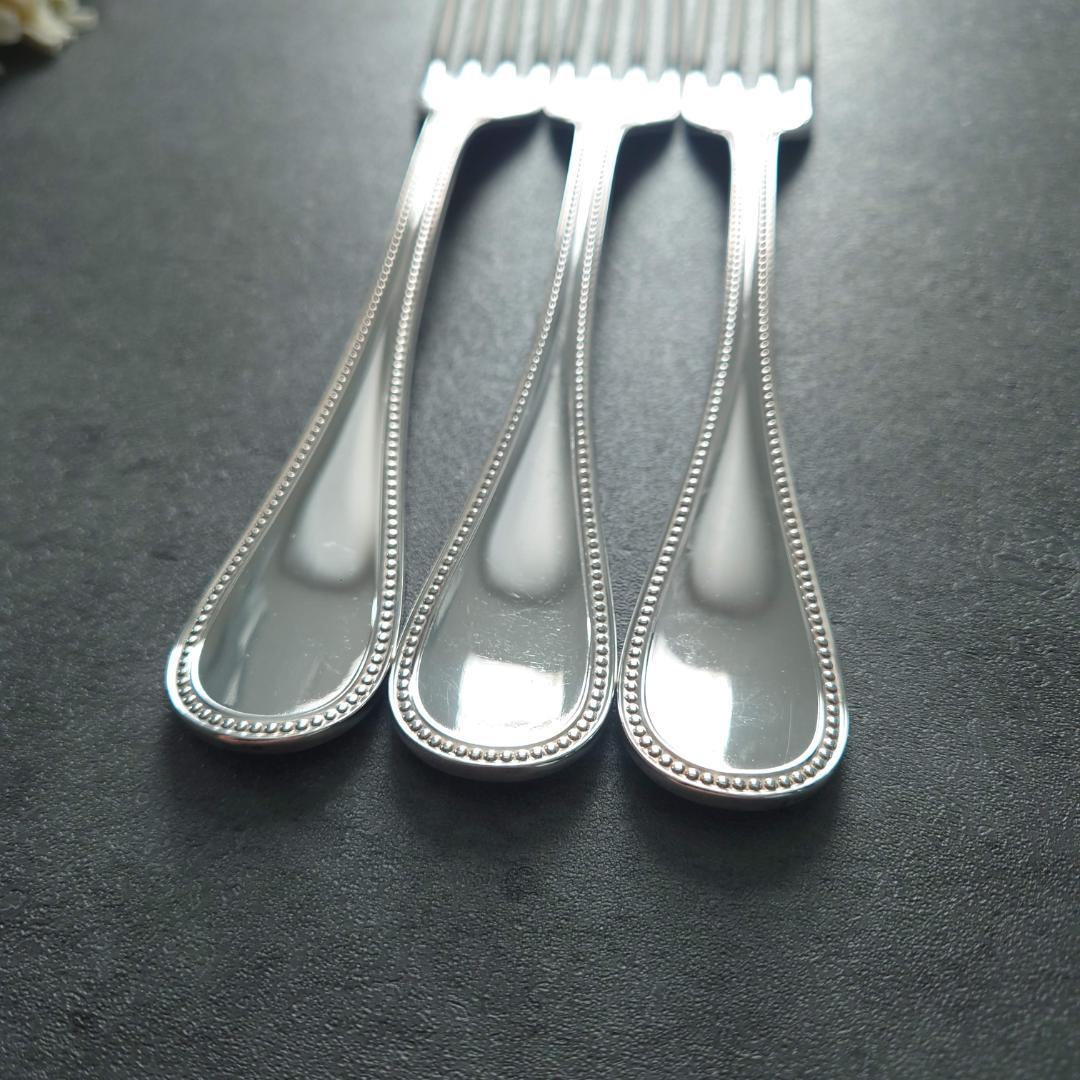 クリストフル パール テーブルフォーク 3点