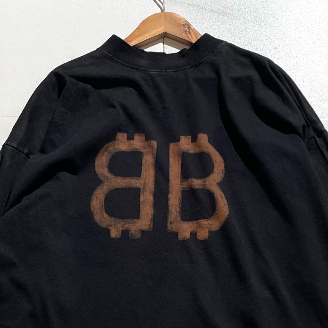 BALENCIAGA パリムーン ロンT オーバーサイズ Tシャツ サイズL
