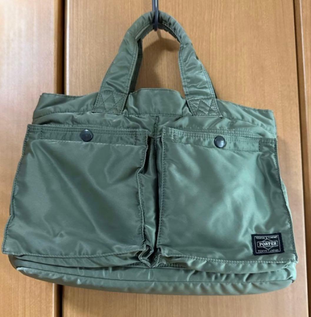 【廃盤希少】PORTER ポーター　吉田カバン　タンカー　希少　カーキ