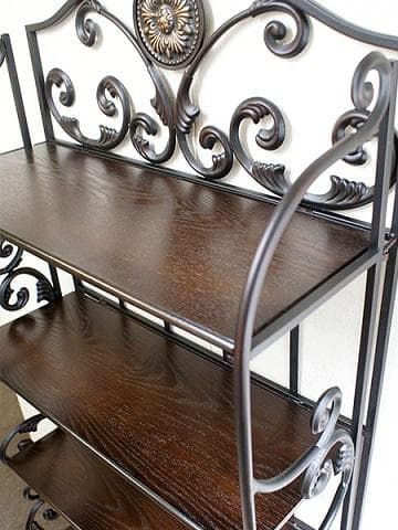 ディスプレイラック 飾り棚 アイアン 本棚 シェルフ アンティーク FM-846