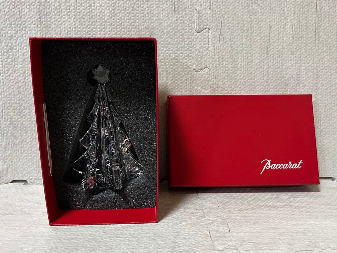 baccara バカラ　クリスマスツリー　箱付き