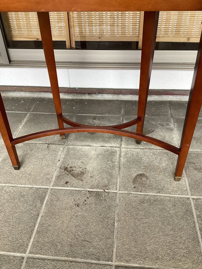 コンソール　テーブル　飾り台　木製　サイドテーブル