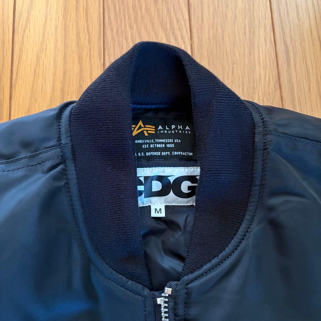 ★美品！CDG ALPHA MA-1 ブラックベスト Mサイズ★